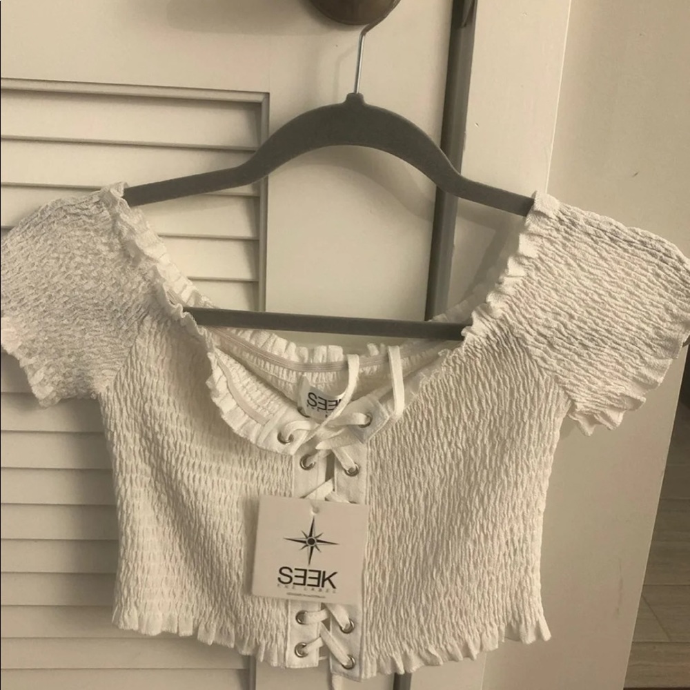 LF NWT Tie-up top, size medium